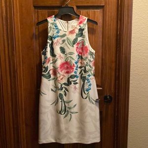 Eliza J lined sleeveless dress.